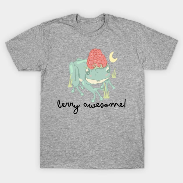 Berry Awesome Frog! T-Shirt by Little Designer